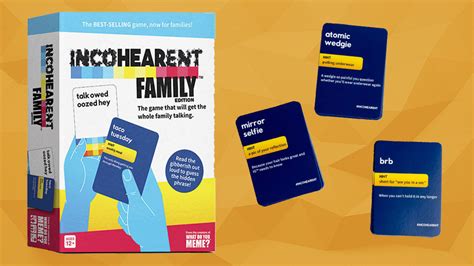 incohearent family game|incoherent game cards.